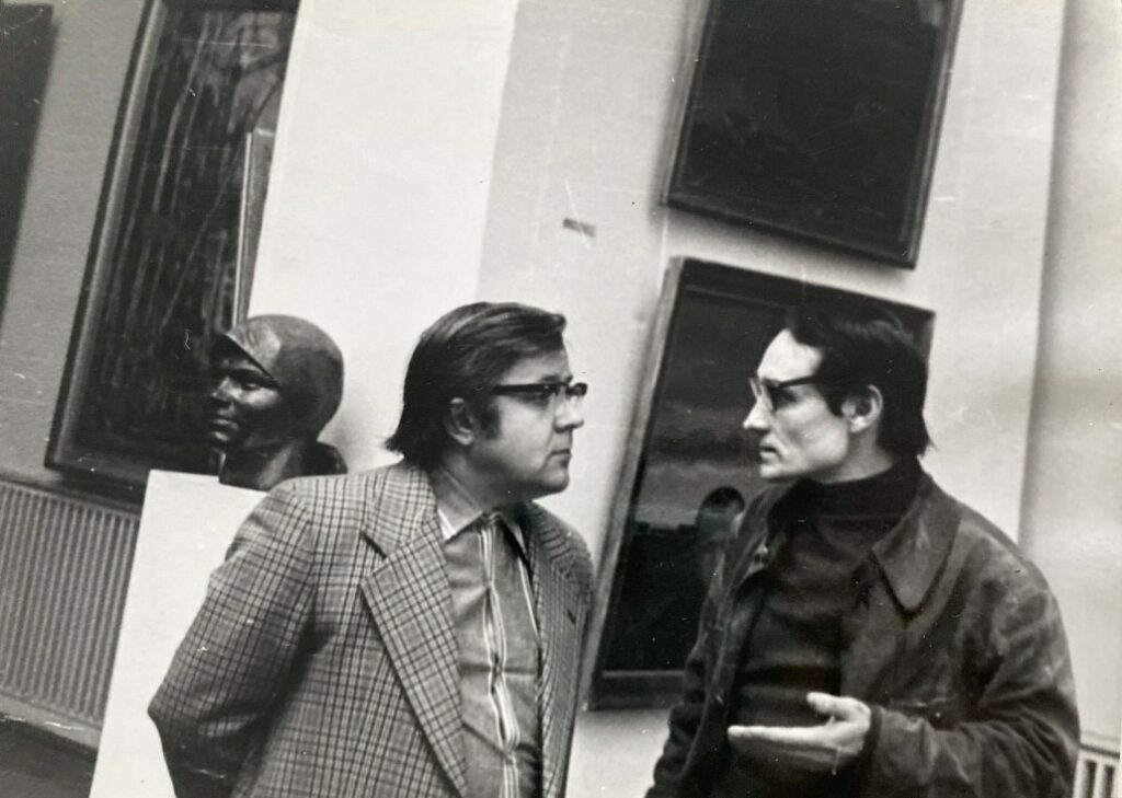 Raymond Survillo with Boris Pamyansky, late 1970s (?)