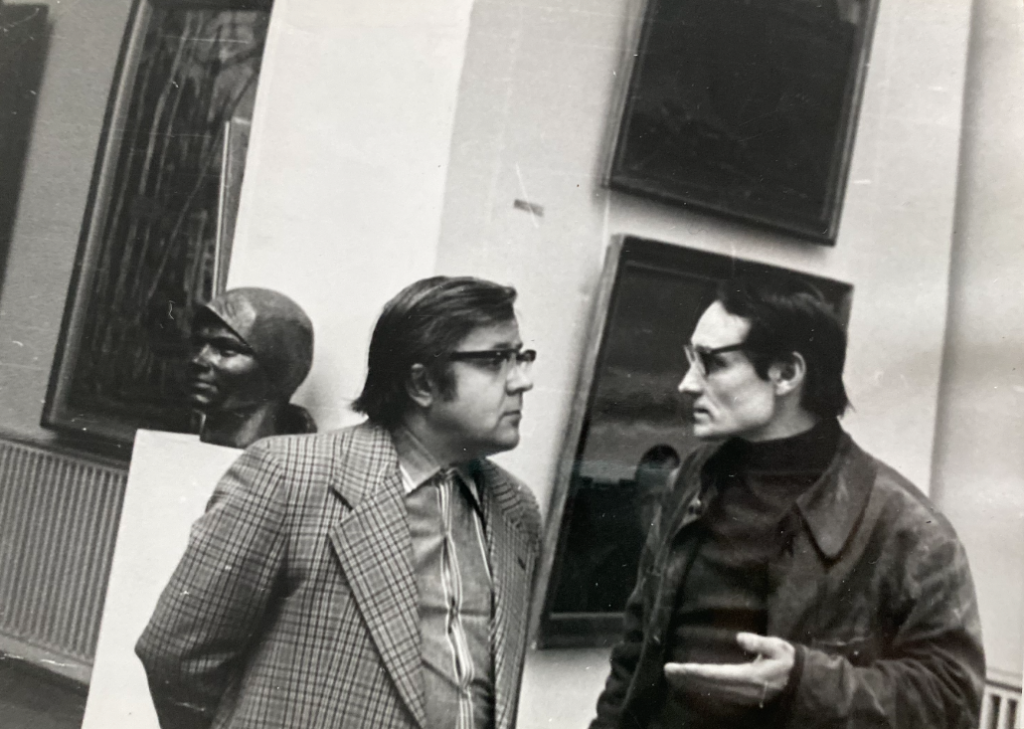 Raymond Survillo with Boris Pamyansky, late 1970s (?)